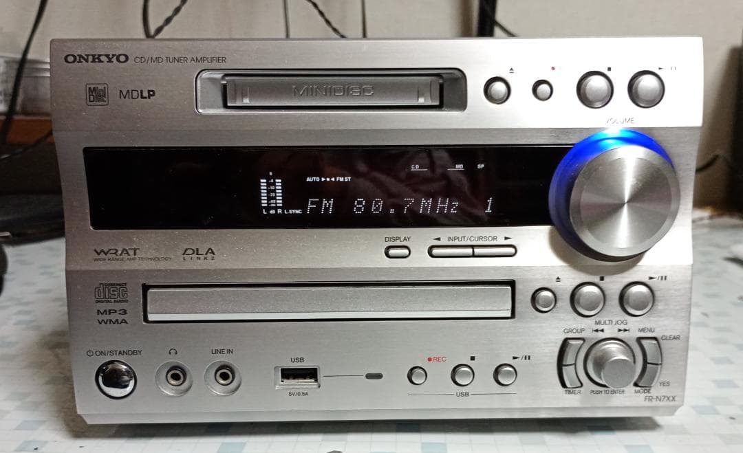ONKYO オンキョー FR-N7XX CD/MD/USB コンポ 動作良好美品