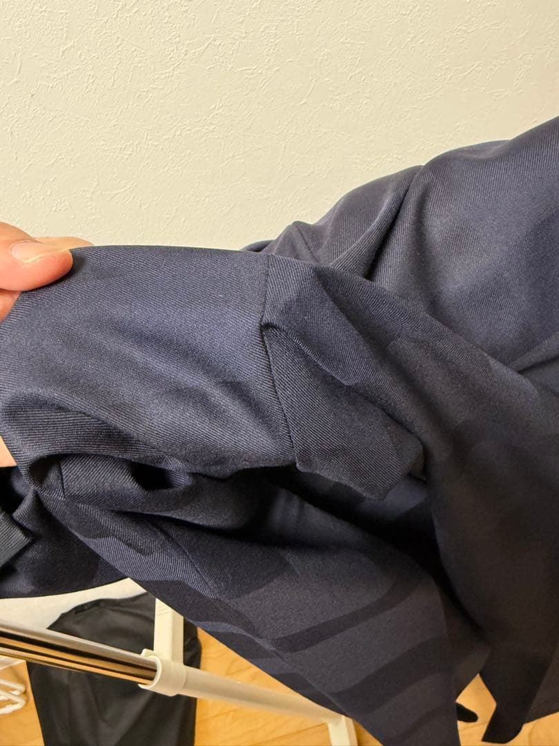 BLACK LABEL CRESTBRIDGE ダークブルー ストライプスーツ