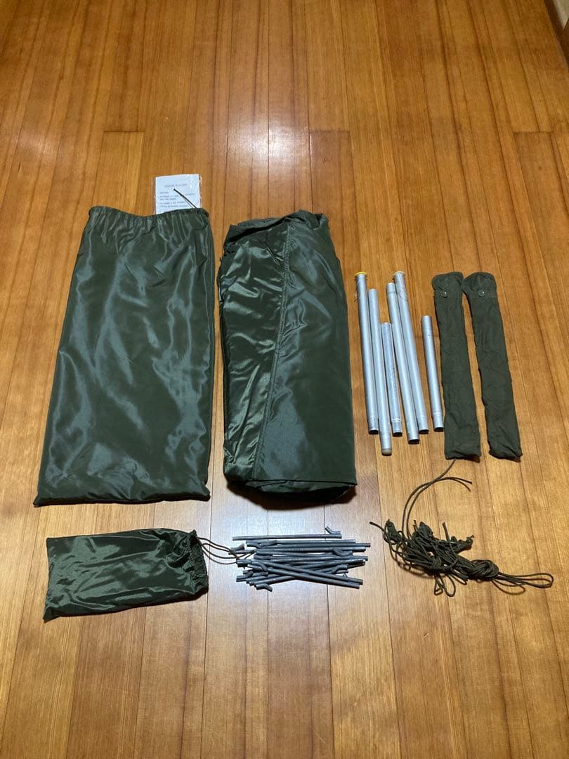 フランス軍 軍幕 F2テント ODグリーン 新品未使用