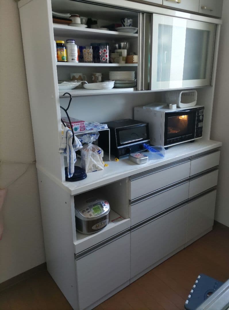 ニトリ ホワイト 食器棚