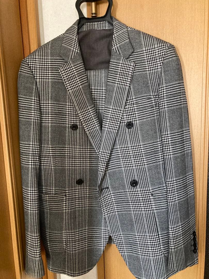 値下げ　ZARA ジャケット＆パンツスーツ　セットアップ　チェック　結婚式　入学