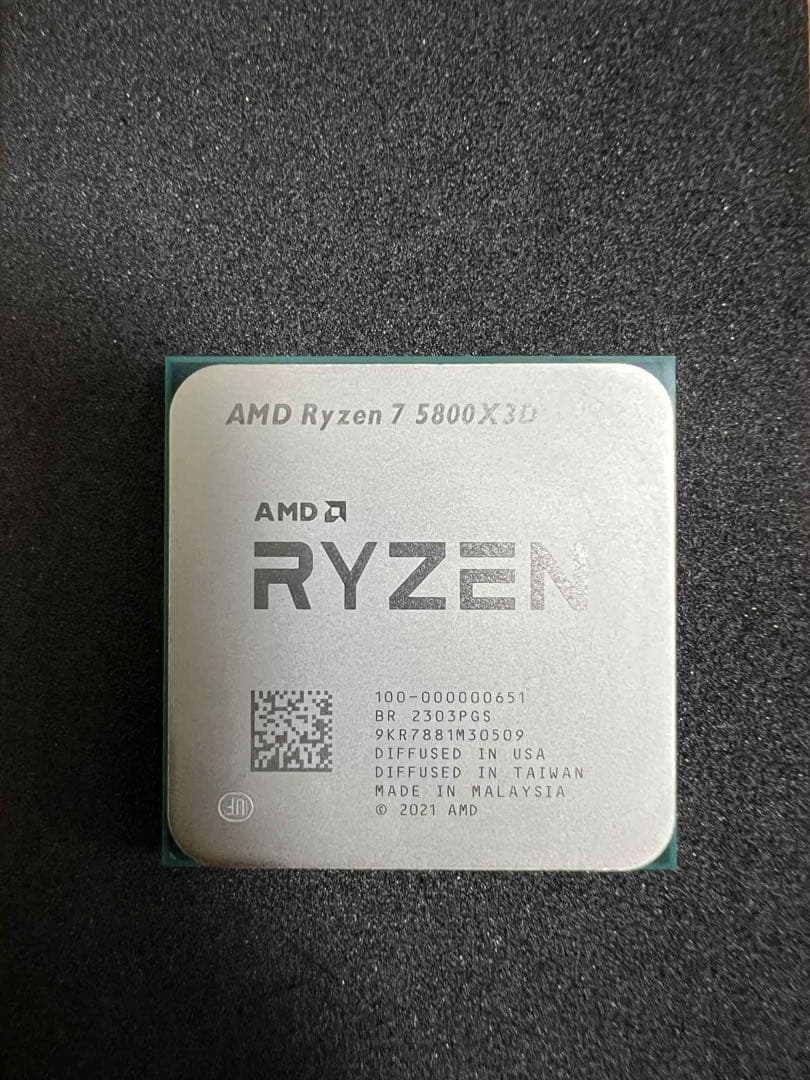 AMD Ryzen7 5800X3D CPU 動作品