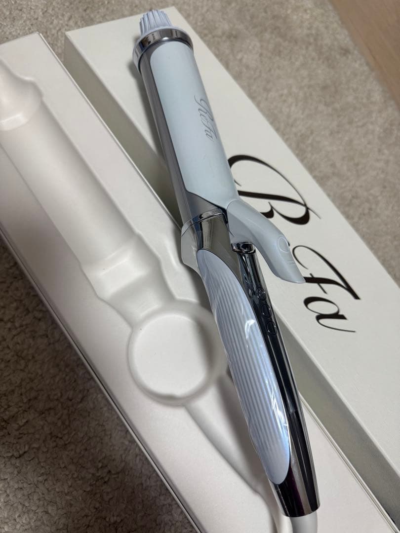 ReFa カールヘアアイロン RE-AV-02A ホワイト 38mm