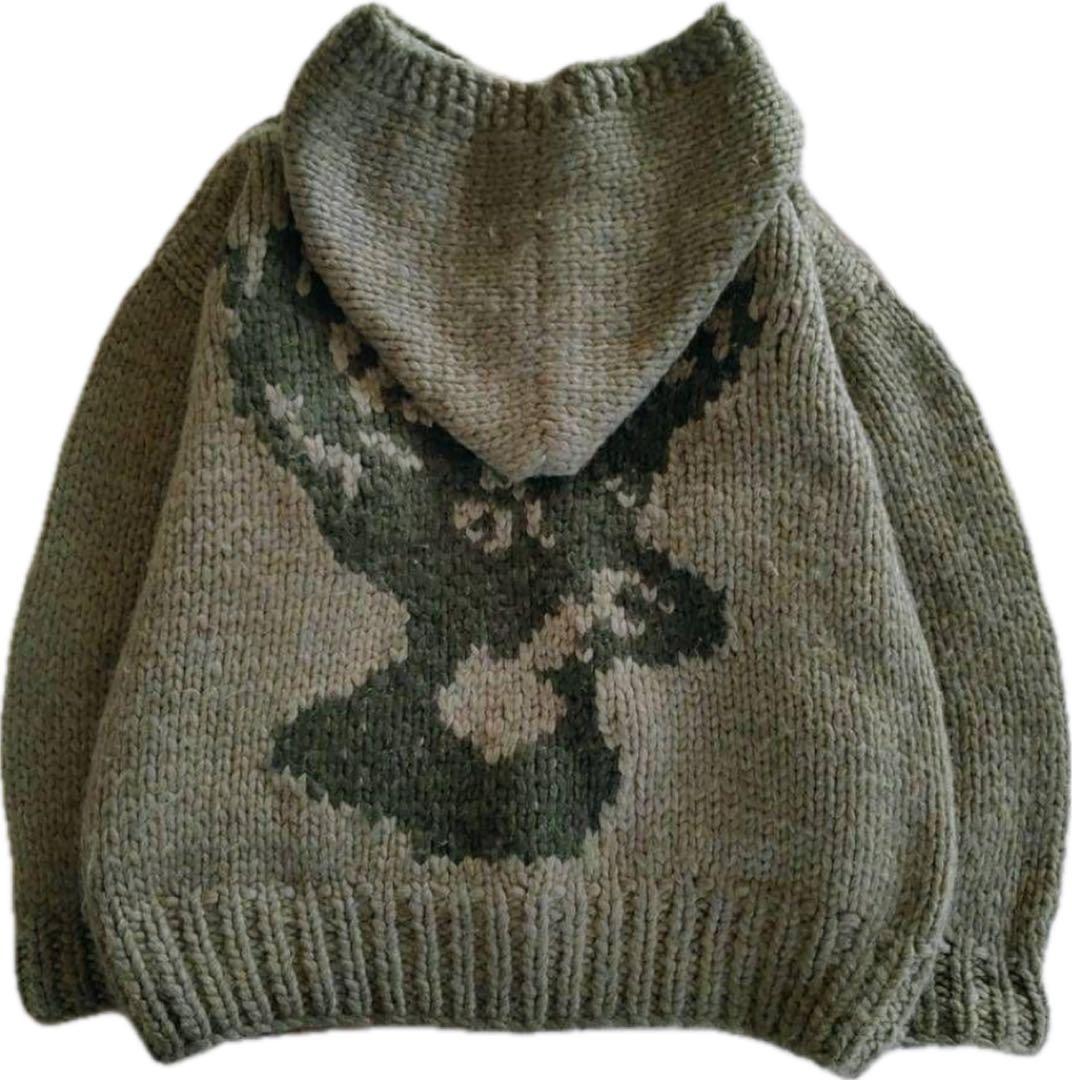 Cowichan shepherd カウチンニット フーディー