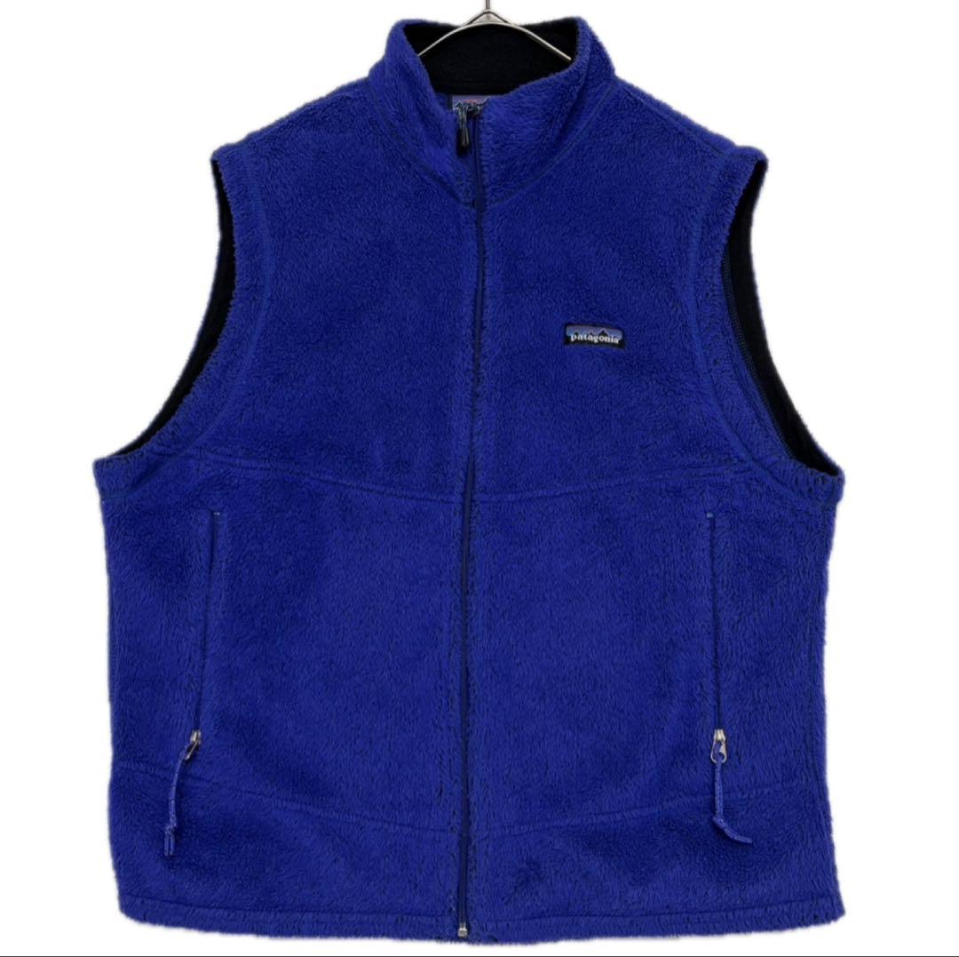 Patagonia アメリカ製 00s レギュレーター フリースベスト　ブルー