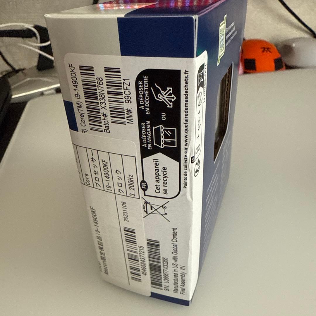 値下げします！Intel Core i9-14900KF 14世代 CPU 新品