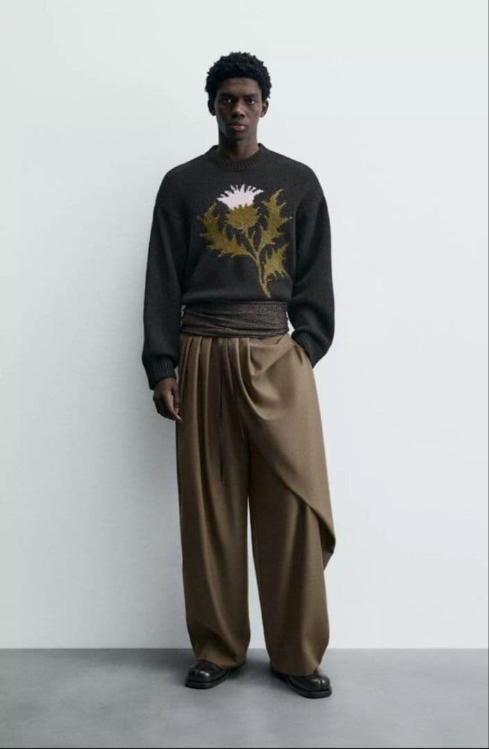 【完売品】ZARA LIMITED EDITION ドレープクロスパンツ