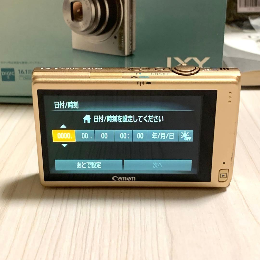 【ほぼ未使用】Canon IXY 430F 箱・付属品完備 SDカード付き