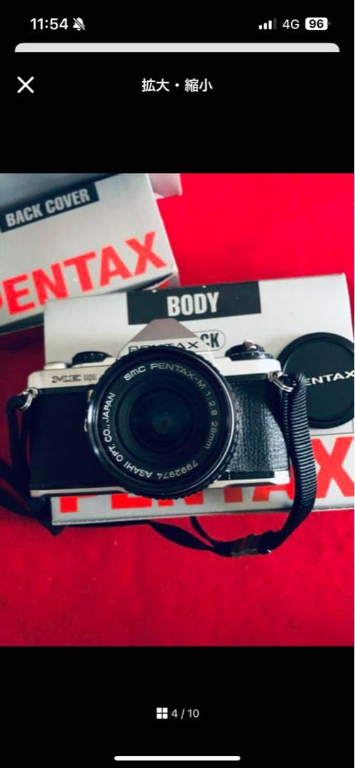 1977年PENTAX ME superレンズ２本付