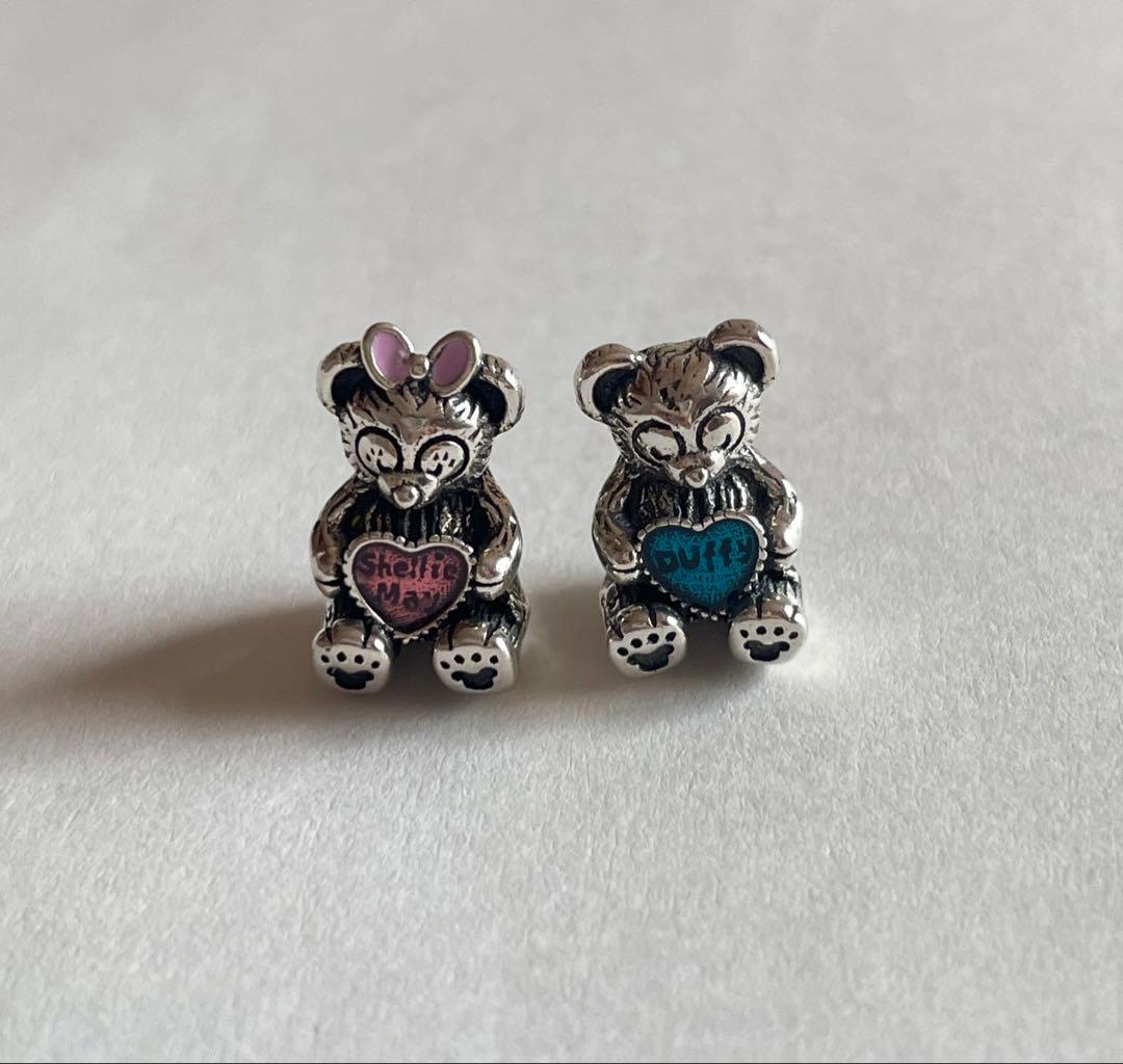 パンドラ ダッフィーとシェリーメイ 2点 セット