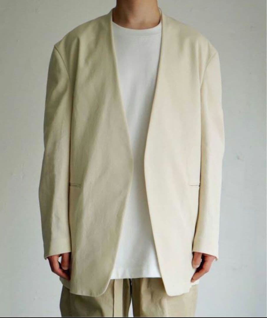 YLEVE × LECHOPPE ノーカラージャケット サイズ4