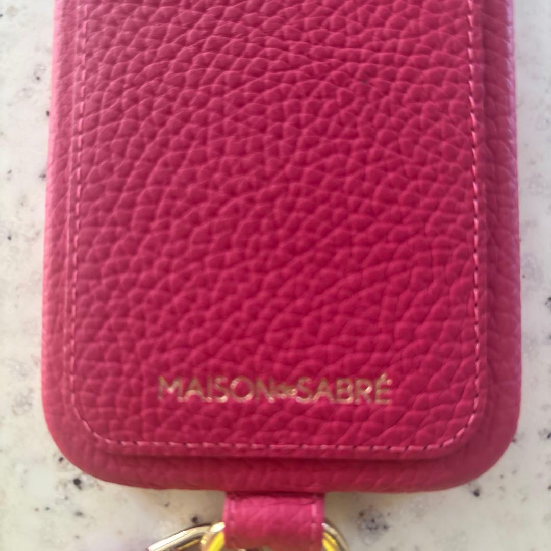【美品】MAISON de SABRÉ iPhone 14 Pro ケース