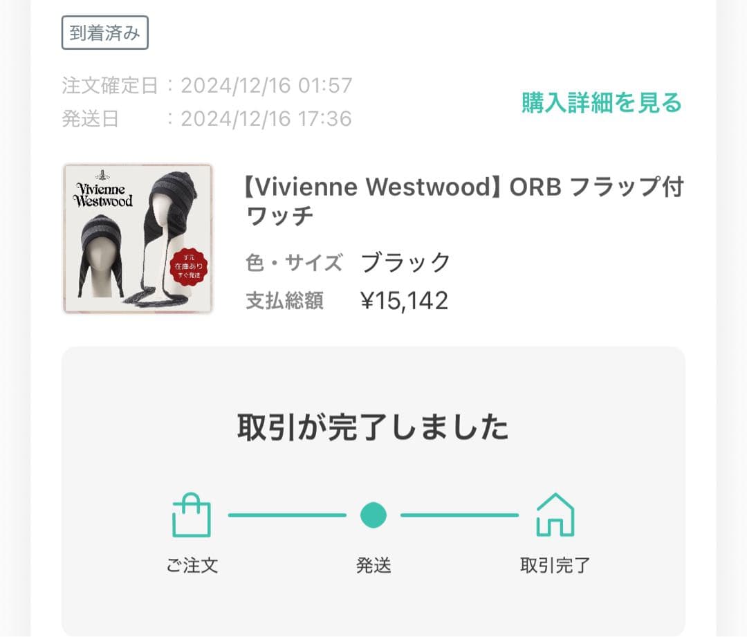 Vivienne Westwood ストライプニット帽