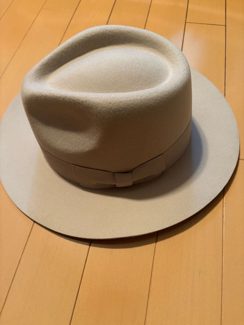 新品未使用MIDDLE BRIM FLAT HATハット　サイズL