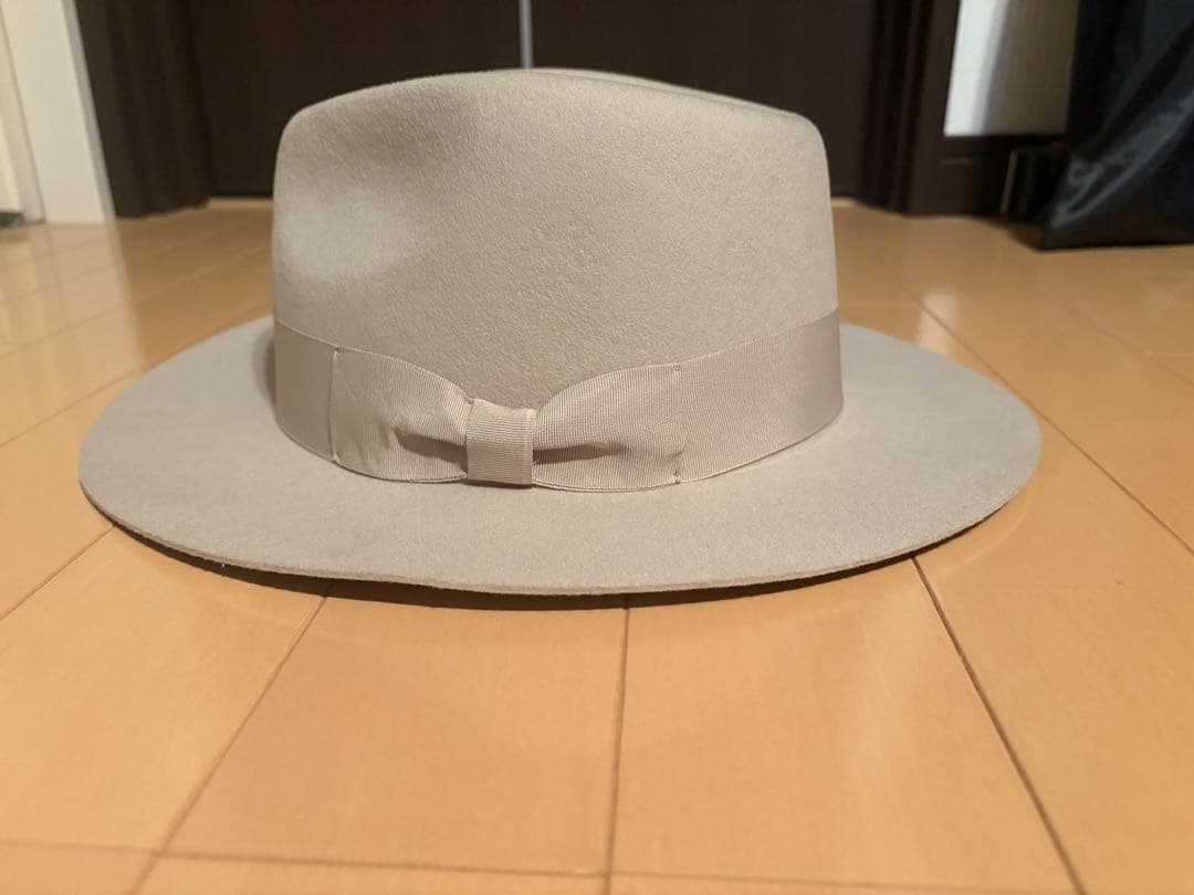新品未使用MIDDLE BRIM FLAT HATハット　サイズL