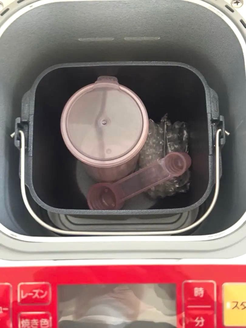 【未使に近い】1斤タイプ レッド SD-BH1001-R