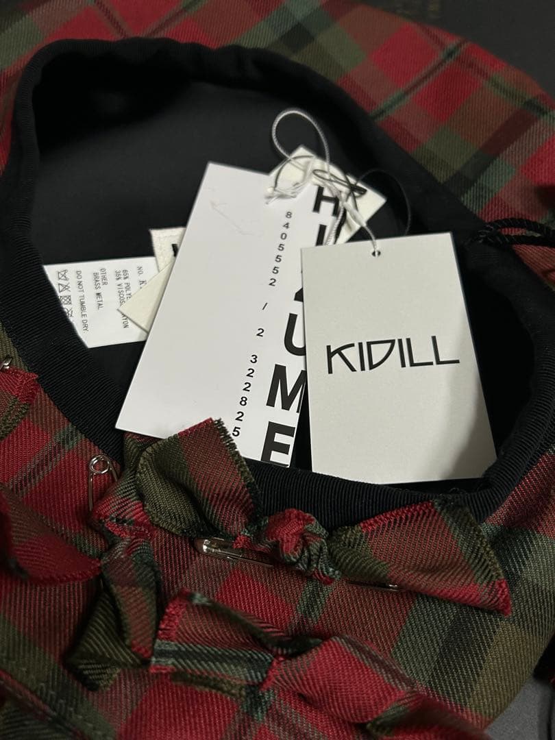 kidill HIZUME タータンリボンベレー帽