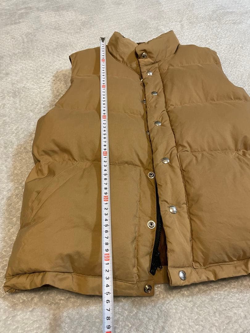 Crescent Down Works タン/ブラウン ダウンベスト M