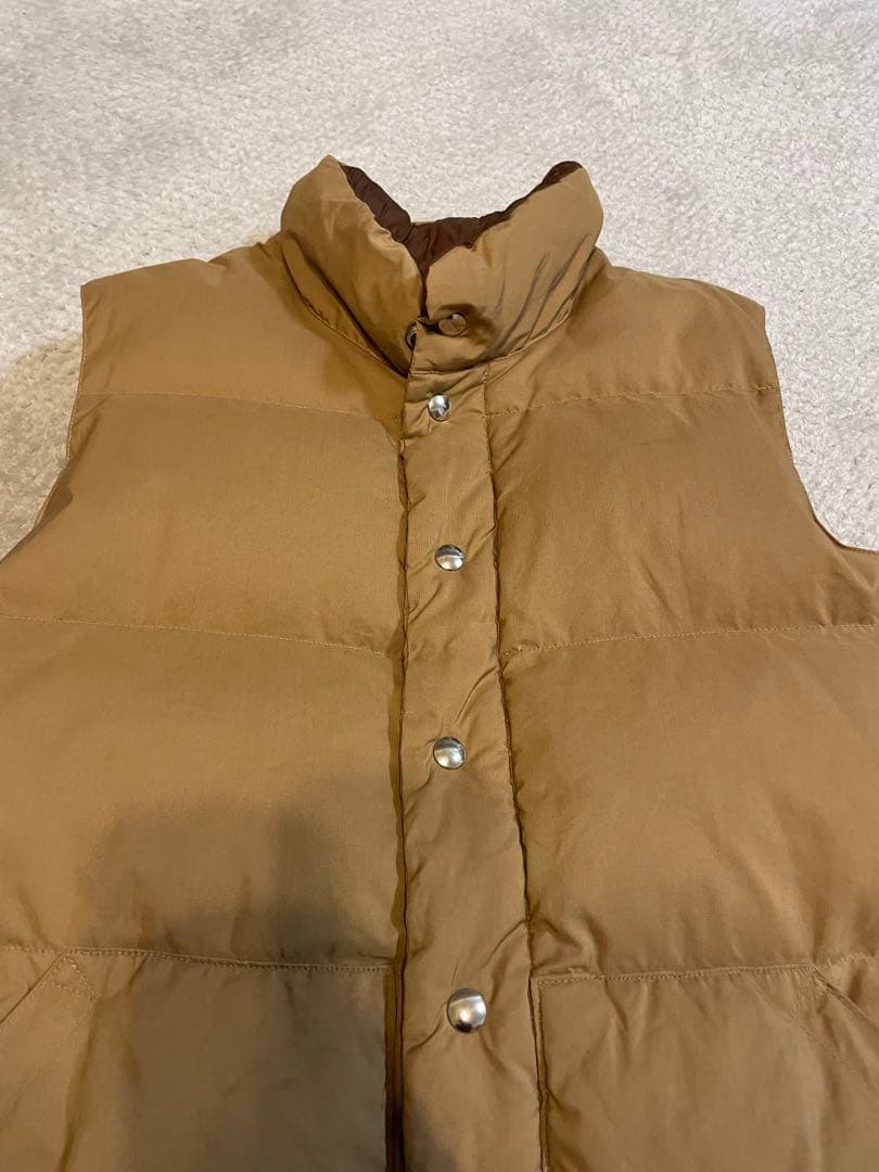 Crescent Down Works タン/ブラウン ダウンベスト M