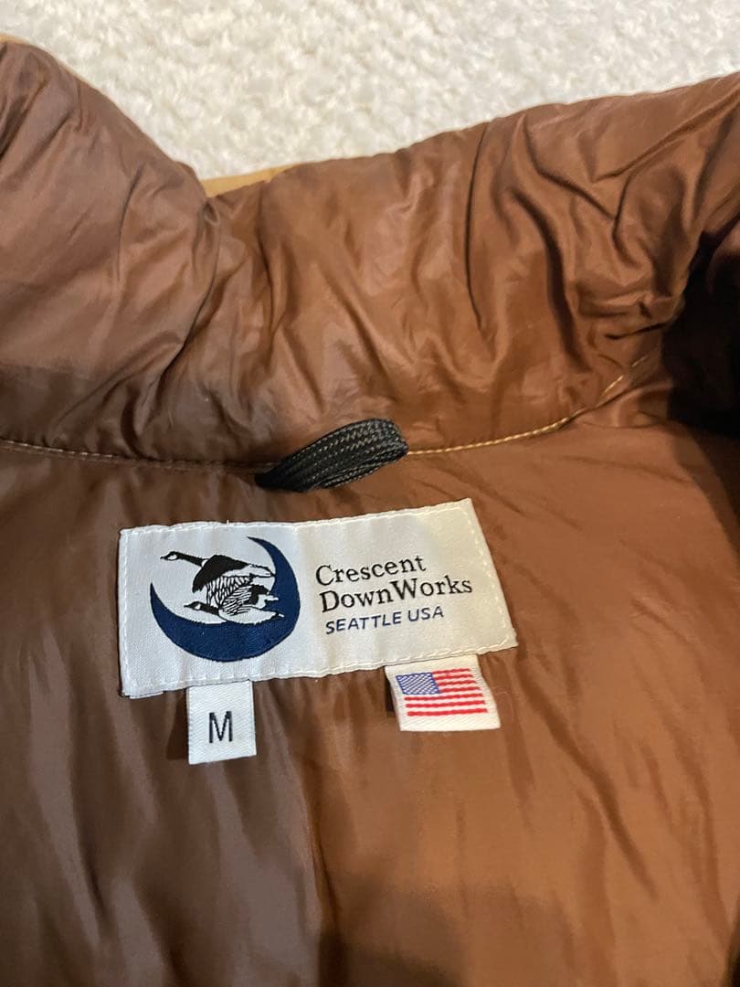 Crescent Down Works タン/ブラウン ダウンベスト M