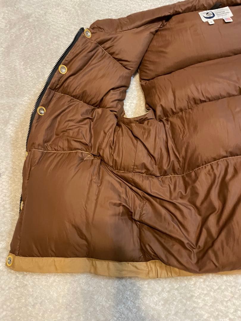 Crescent Down Works タン/ブラウン ダウンベスト M