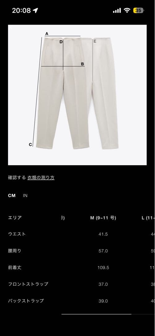 完売品）ZARA × SOSHIOTSUKI ウールダーツパンツ M 新品