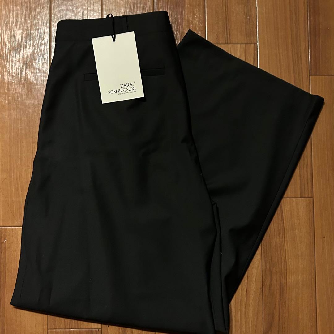 完売品）ZARA × SOSHIOTSUKI ウールダーツパンツ M 新品