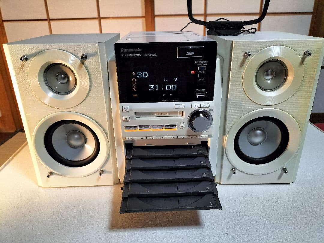 panasonicミニコンポSA-PM730SD　リモコン取扱い説明書付き