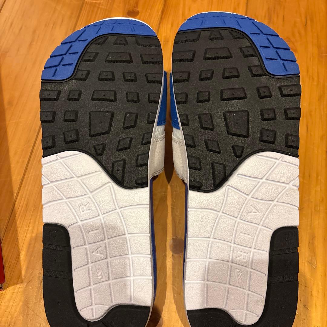 NIKE AIR MAX 1 SLIDE 28cm ホワイト/ロイヤルブルー