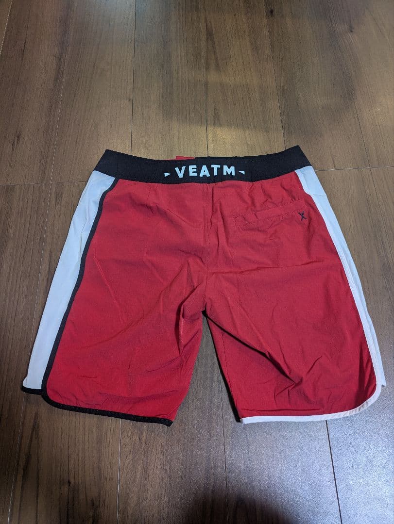 VEATM ビートム Lサイズ サーフショーツ サーフパンツ 赤黒白