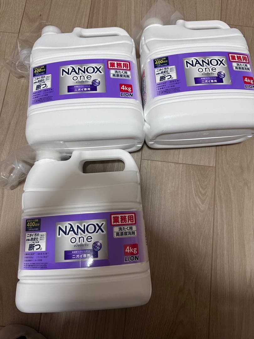 NANOX one 液体洗剤 4kg 業務用　3個セット