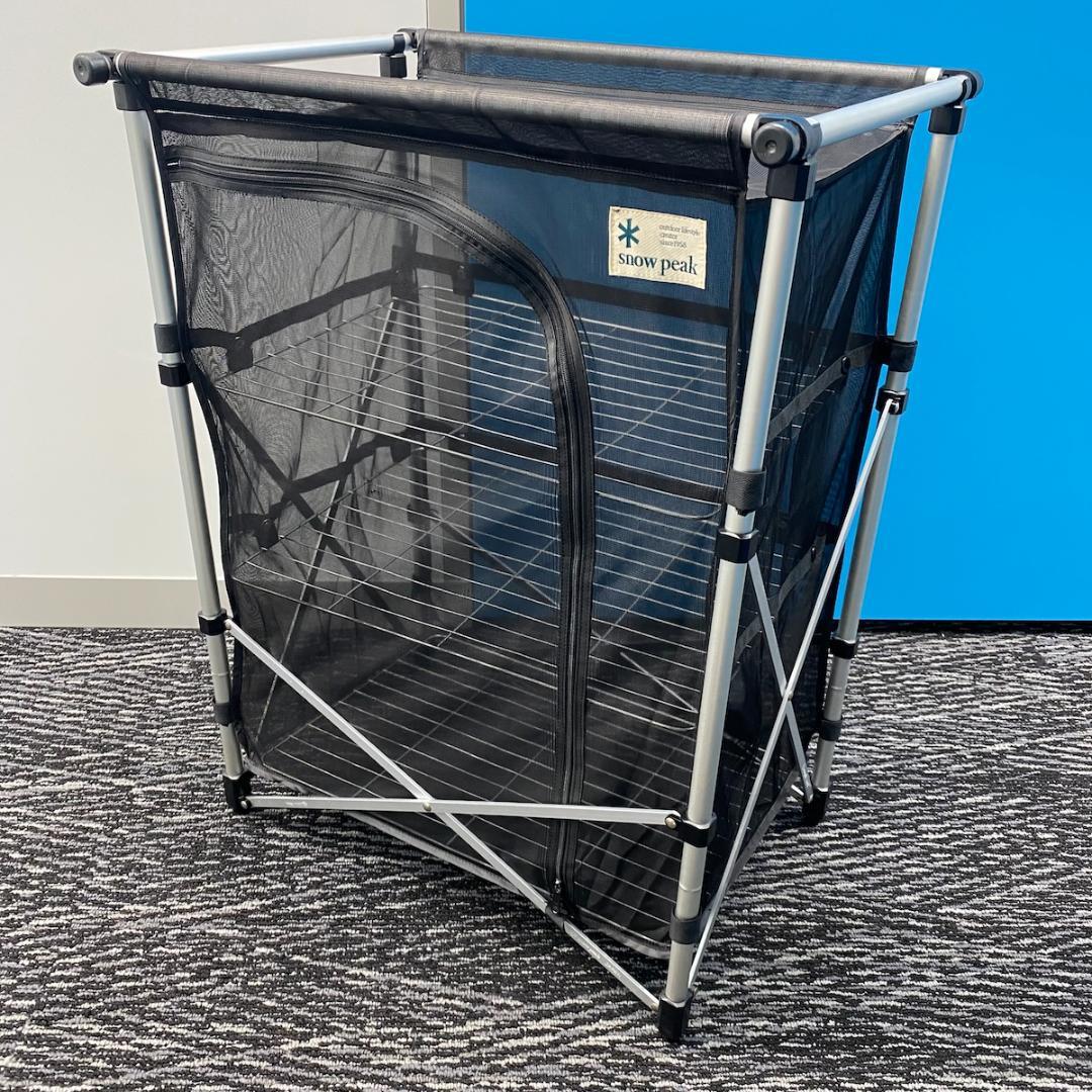 廃盤品 スノーピークメッシュラックスタンド ネットラックスタンド