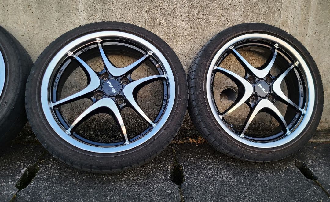 K502①エンケイ　ビックエンドクロイツ　アルミホイール　ホイル2本セット