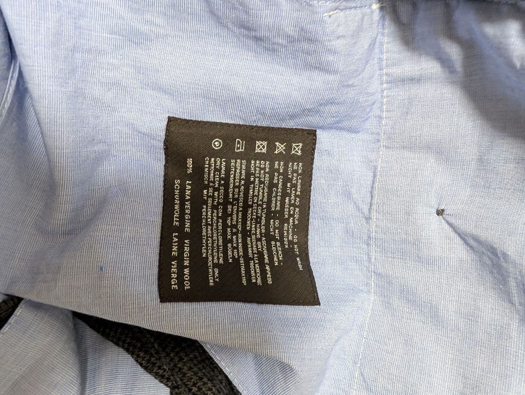 PT01 EVO FIT46 チャコールグレー　ウールマイクロ千鳥