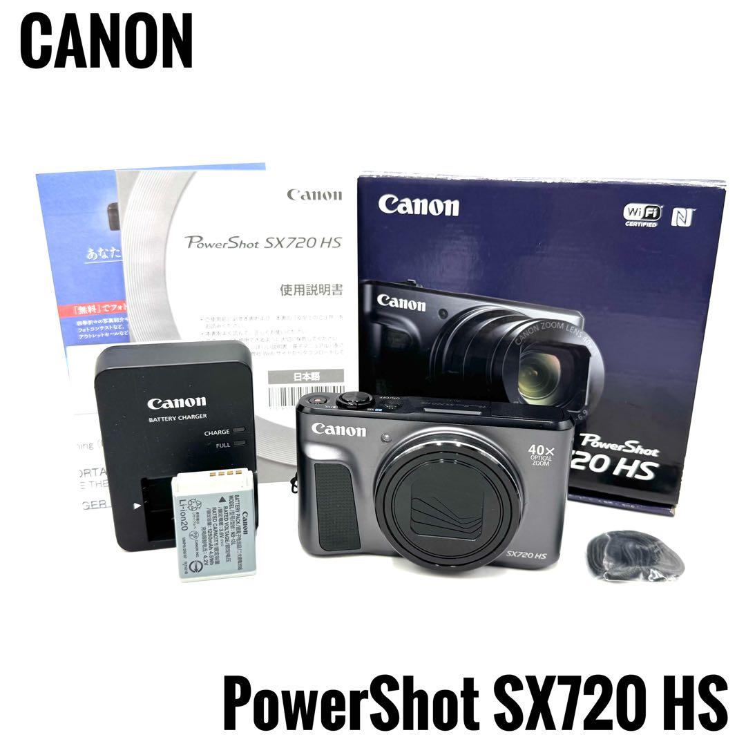 動作良好 Canon PowerShot SX720HS ブラック キャノン