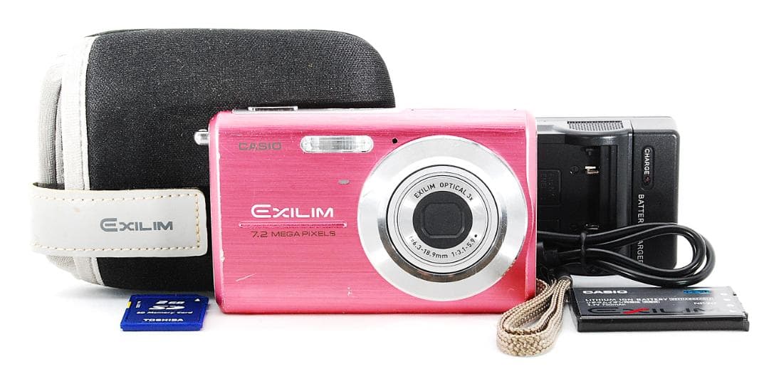 【動作確認済】CASIO Exilim EZ-Z75ピンク ケース付 41121