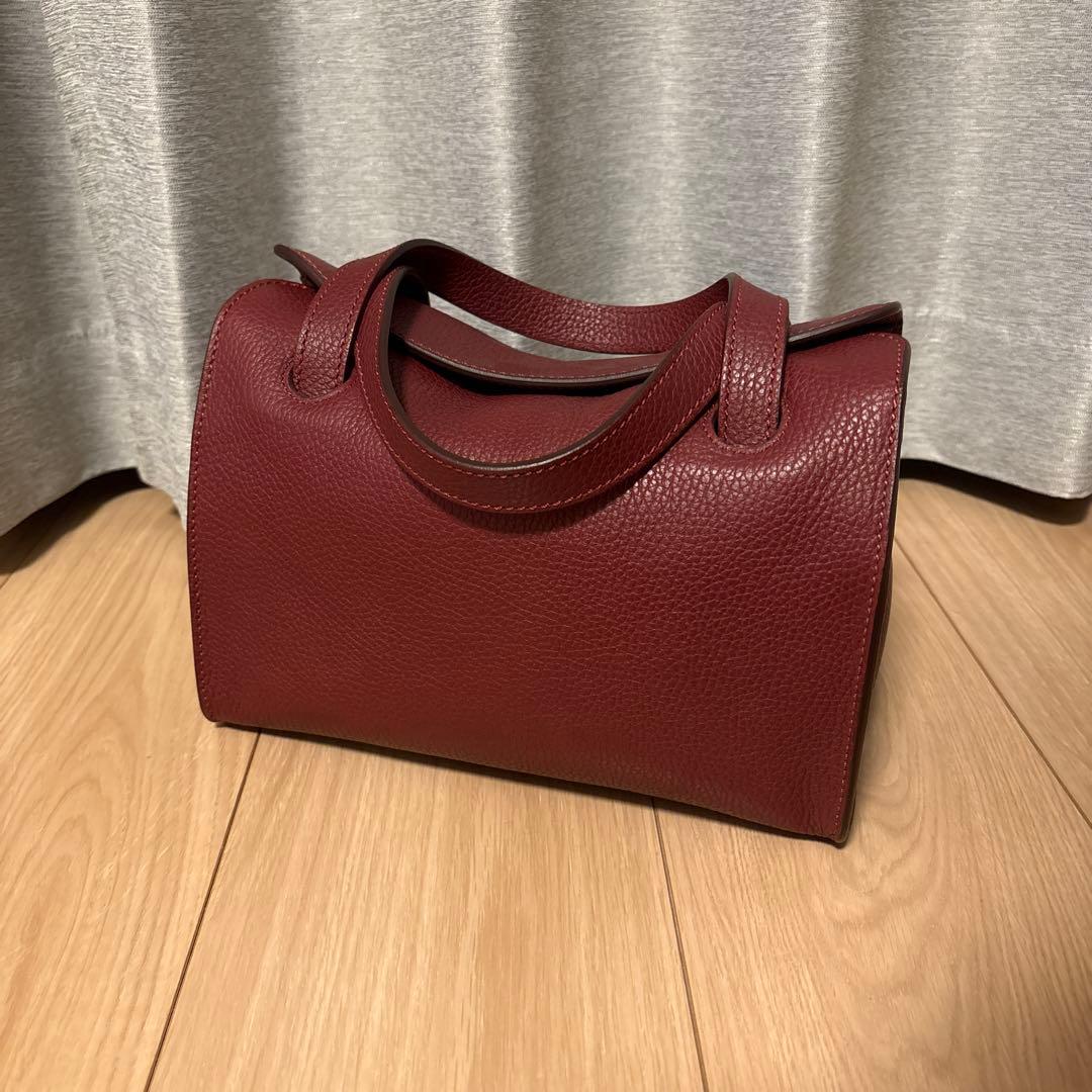 MAURO GOVERNA レザー 2WAY バッグ レッド