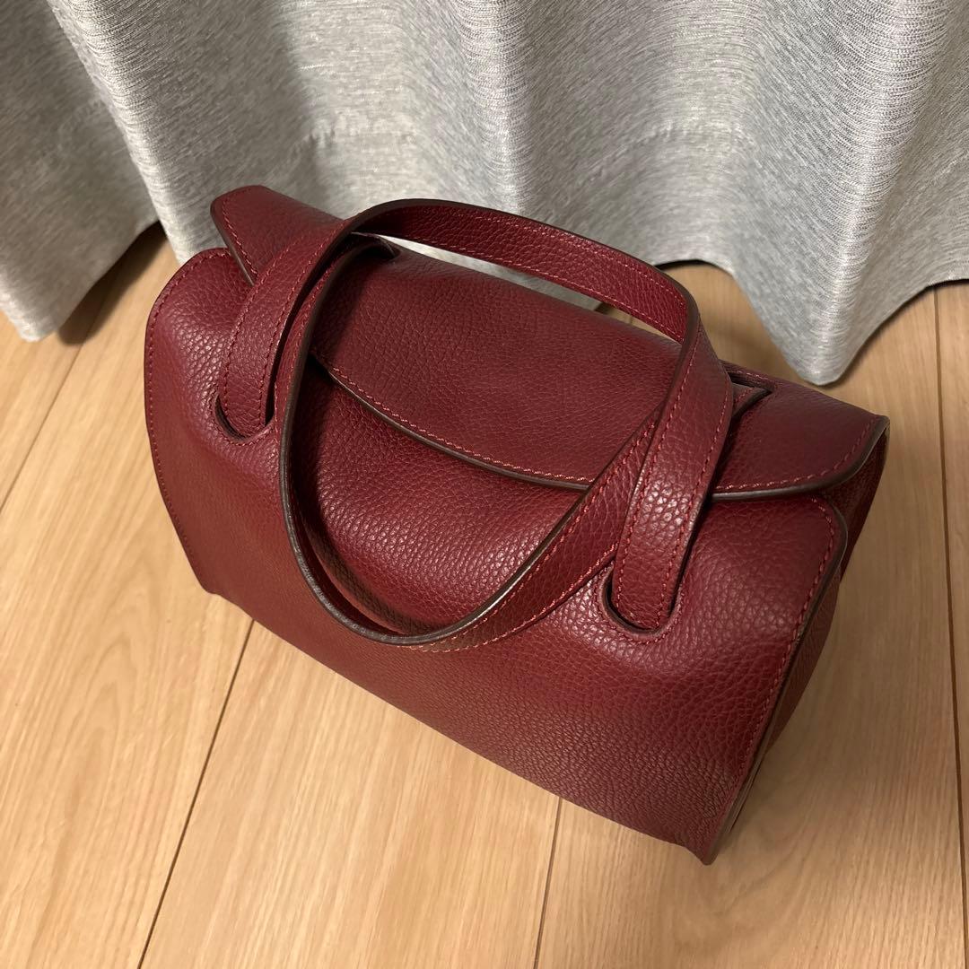 MAURO GOVERNA レザー 2WAY バッグ レッド