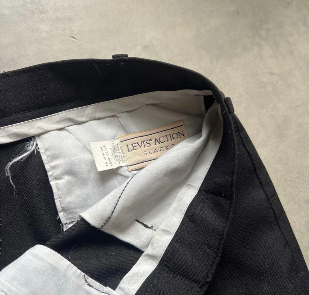 90s Levi's アクションスラックス ブラック