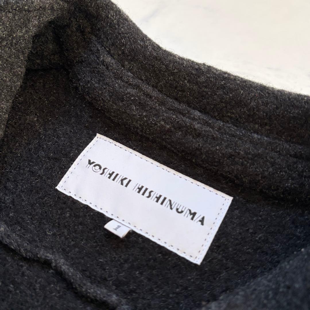 希少 YOSHIKI HISHINUMA ショートコート テーラード Aライン