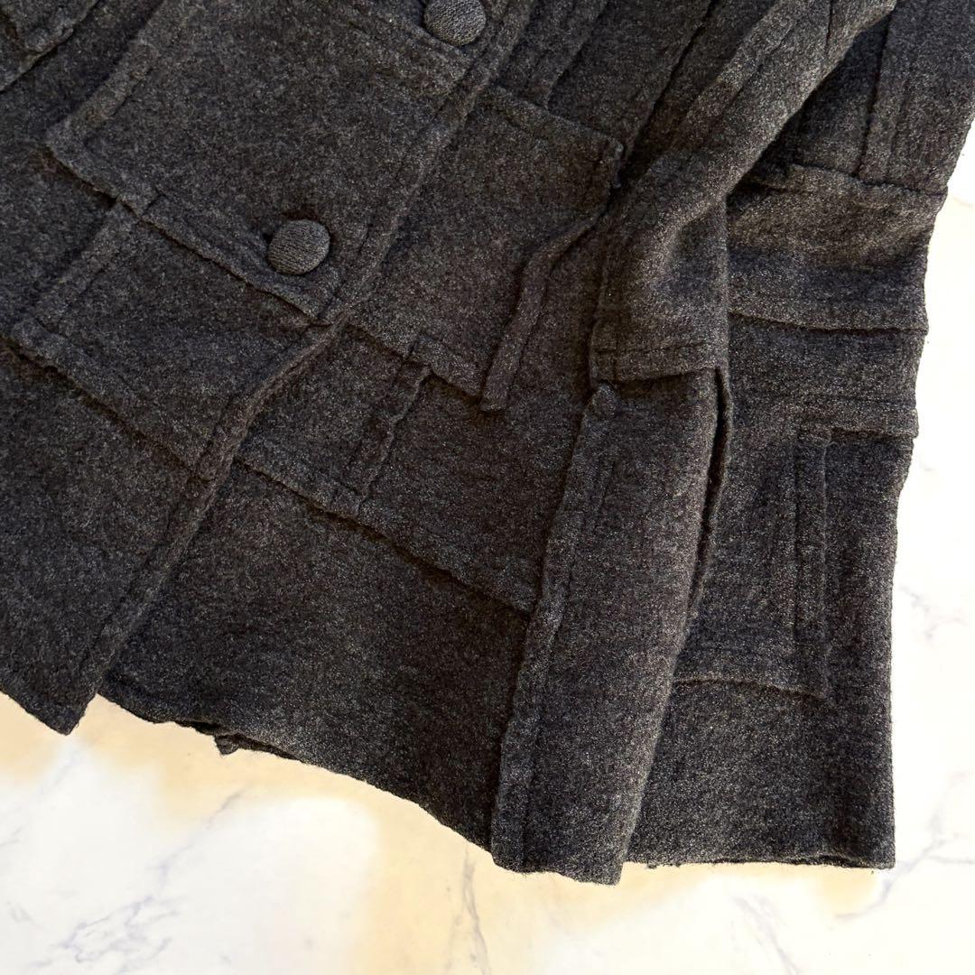 希少 YOSHIKI HISHINUMA ショートコート テーラード Aライン