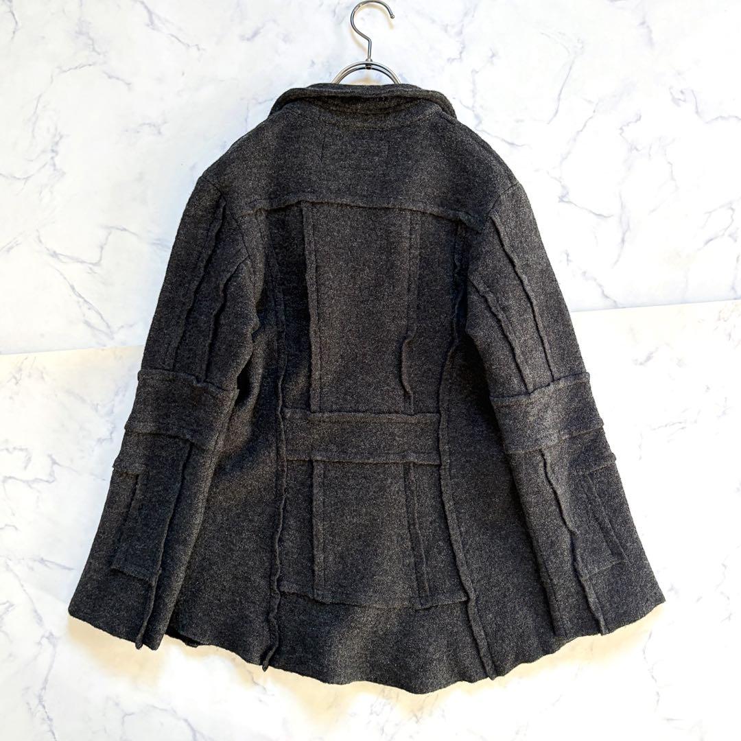 希少 YOSHIKI HISHINUMA ショートコート テーラード Aライン