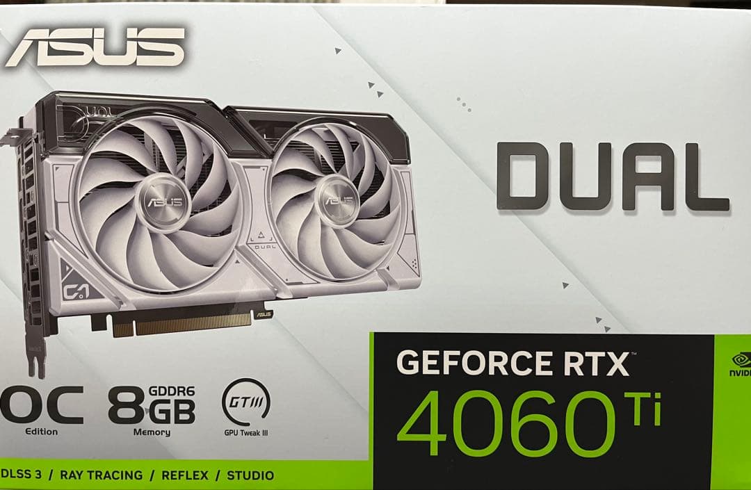 グラフィックボード・グラボ・ビデオカード ASUS GeForce RTX 4060 Ti OC Edition 8GB
