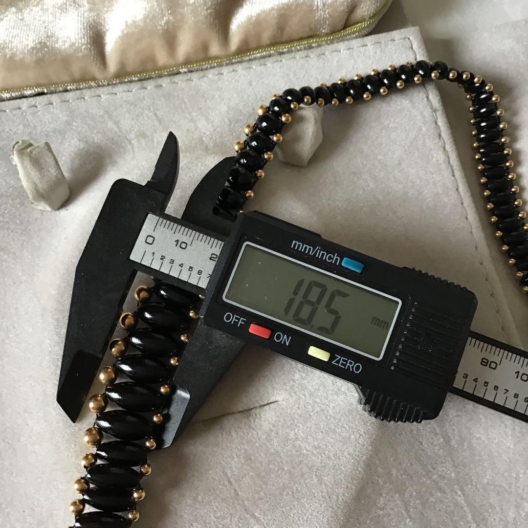 ブラック珊瑚　14kサンゴネックレスー12