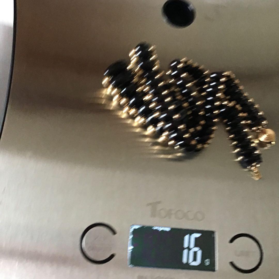 ブラック珊瑚　14kサンゴネックレスー12