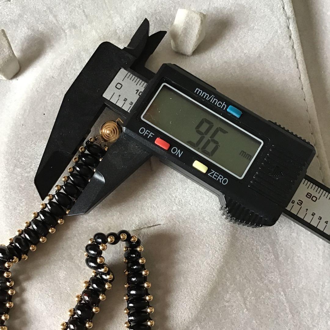 ブラック珊瑚　14kサンゴネックレスー12