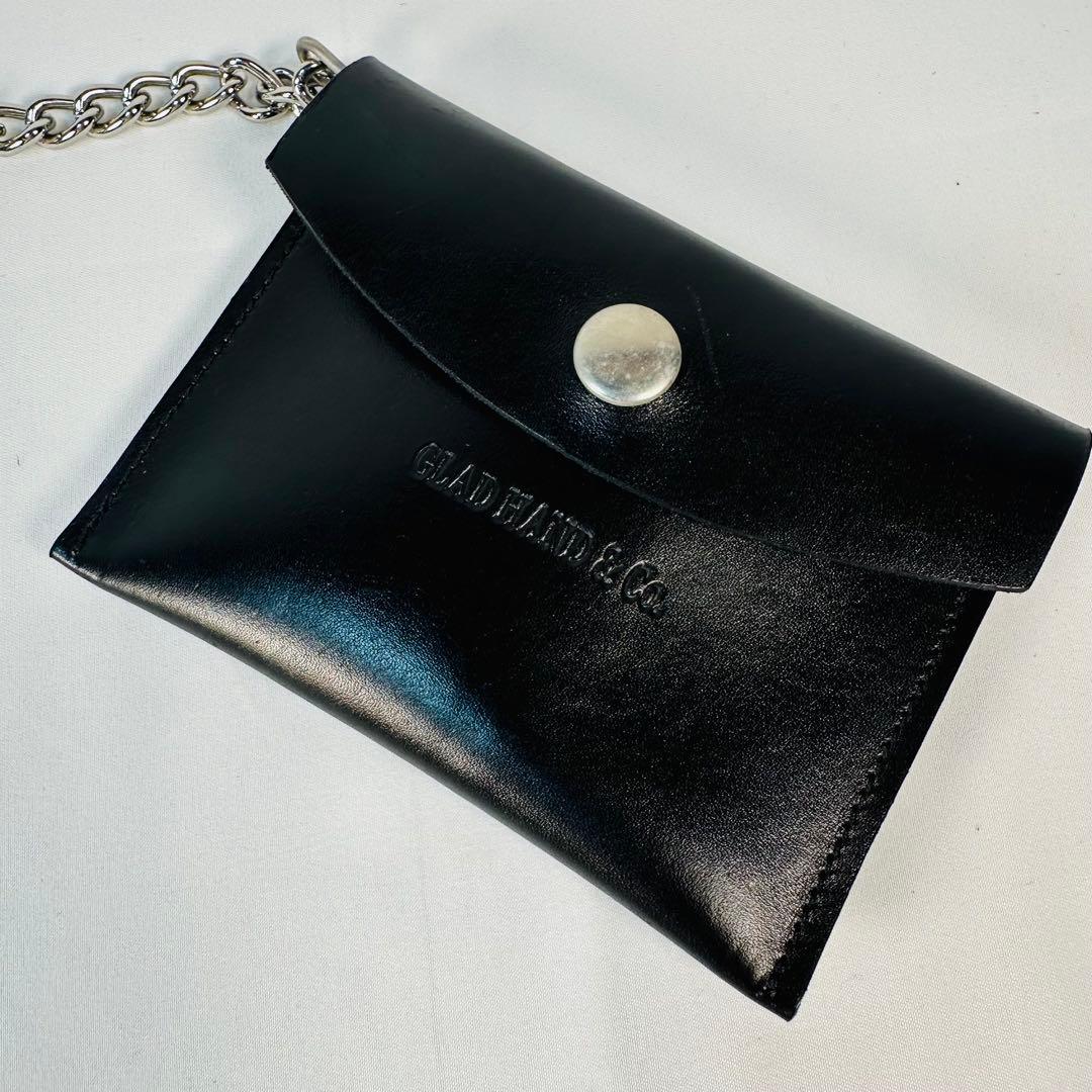 グラッドハンドNORTH&JUDD CARD WALLET&CHAIN 黒