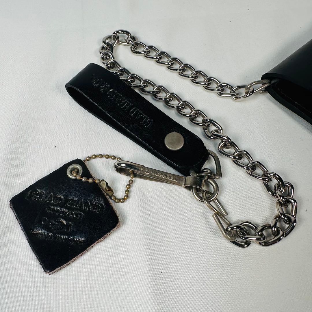 グラッドハンドNORTH&JUDD CARD WALLET&CHAIN 黒