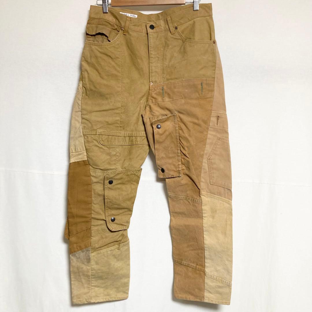サイズ34！Rebuild by Needles 再構築ダックパンツ