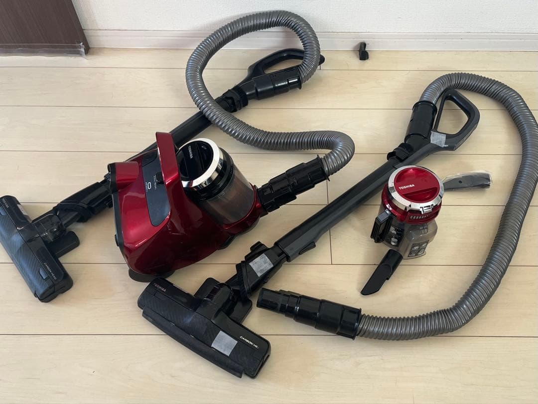 【スペア付き】東芝サイクロンクリーナー TORNEO mini VC-CF30